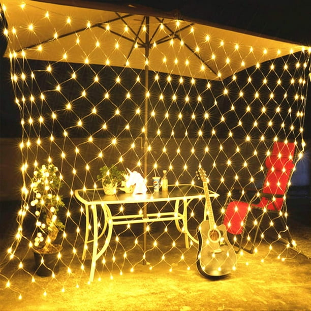 LED Net Mesh String Light 3M 210 LEDs Window Wall Garden Store Xmas Wedding